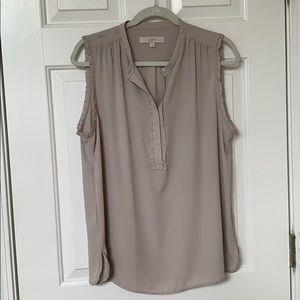Loft sleeveless blouse